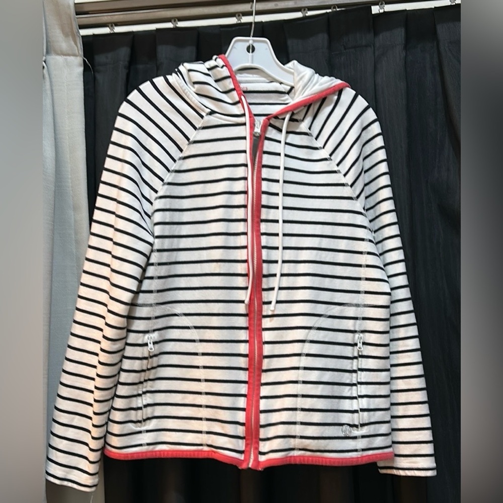 Talbots zip up hoodie size L
